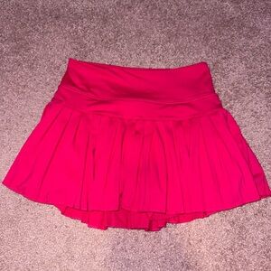Vibrant Pink Gold Hinge Women's Skirt